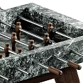 Modern Table Soccer Table Top Soccer Game Zhuo Red Table Top Soccer Game Match Table Double Soccer Game Zhuo 3d model