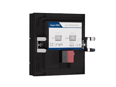 GigaDevice DualNet Electronic Module With 6KV Surge Protection Black Panel Design 3d model