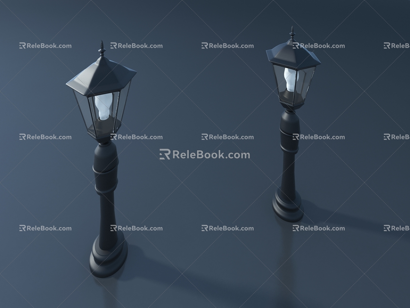 39 lawn lamp 3d model