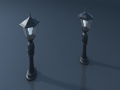 39 lawn lamp 3d model