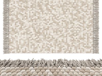 Modern pertica Square Carpet 3d model