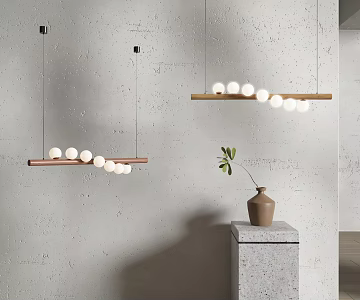 Modern chandelier 3d model