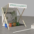 Spring Is Coming Eco Friendly Event With Volvo Herbal Shop Colorful Cups And White Box