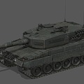 Tank Armored Vehicle Guns Tank Car Leopard 2A4 3d model