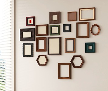 Modern Photo Frame Decorative Frame 3d model