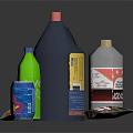 Assorted Food Products in Various Containers Bottles and Bags on