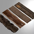 Natural Wooden Planks with Various Textures and Rustic Grains for Home Decor