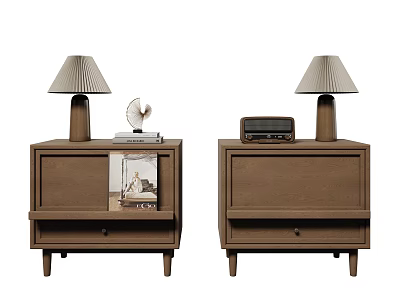 Quiet Bedside Cabinet 3d model