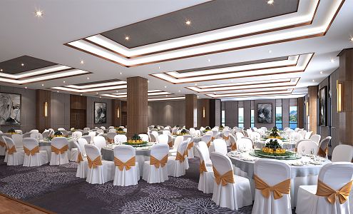 Ballroom 3d model