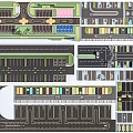 Ecological Parking Lot Design With Green Landscaping Solar Lighting And Permeable Pavement