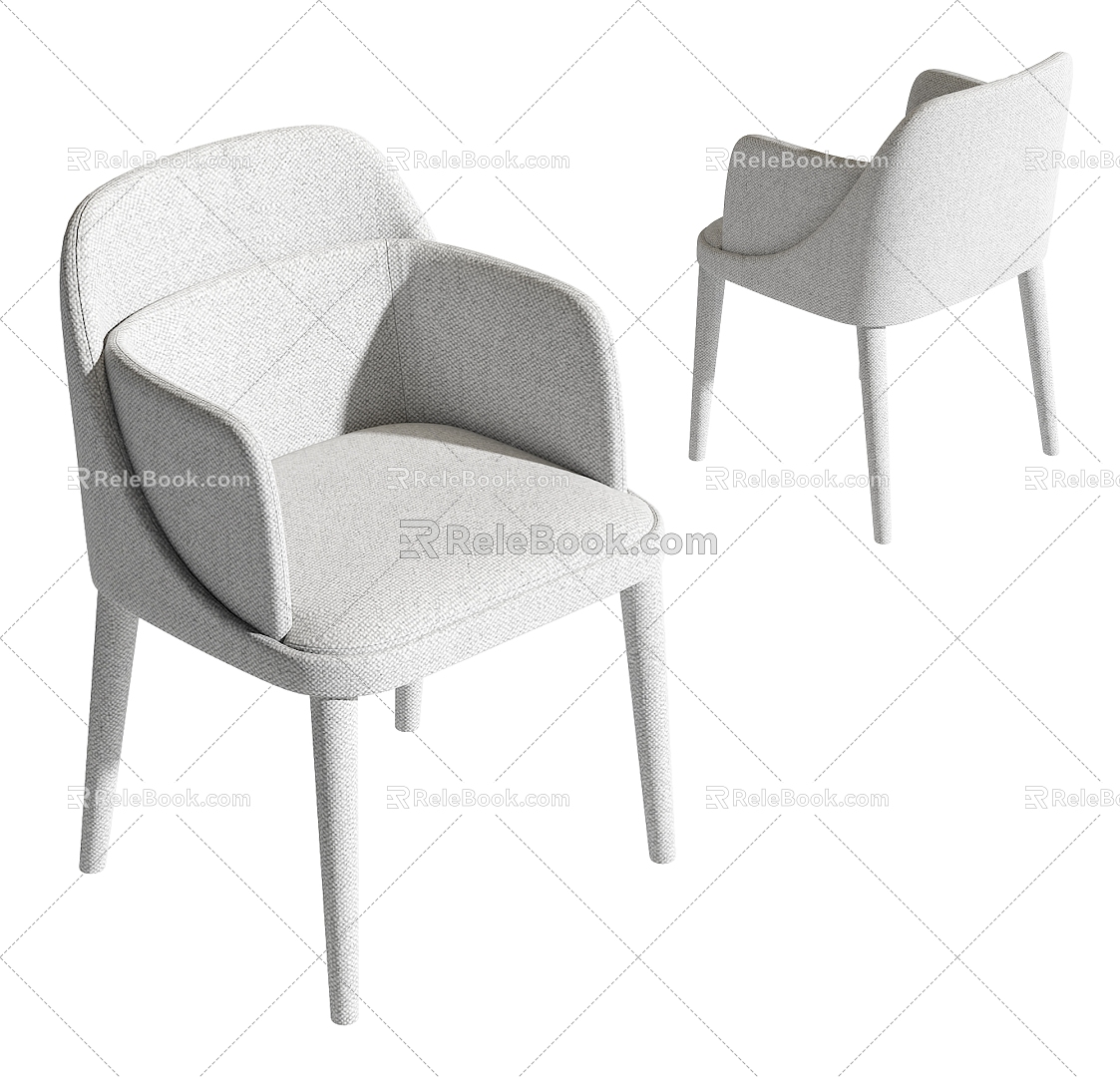 Modern Dining Chair 3d model