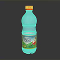 Transparent Plastic Beverage Bottle With Red Cap For Tree Milk Daily Use