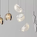 Modern chandelier 3d model