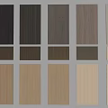 Different Wood Textured Wall Panels With Various Color Options For Interior Design 3d model