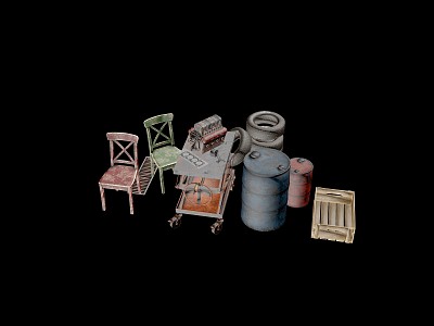 Modern Barrel Age 3d model