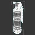 Green BNG C-400hd Grenade With Grid Pattern And White Dots Base