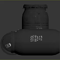 Gray Plastic Drums With Standing And Overturned Drum Open Lid And Labels Showing Contents Weight