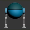 Robot Assistant Small Robot Butler Robot Butler Figure Game Figure 3d model