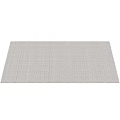 Square Beige Woven Rug With Knitted Texture For Living Room Home Decor