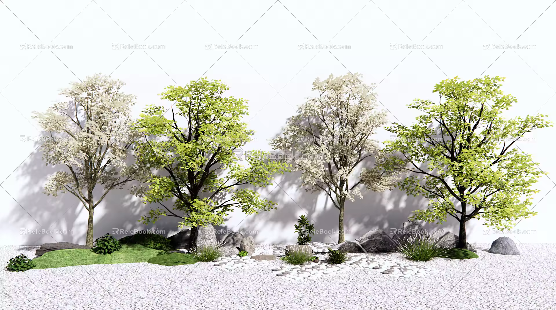 Modern Tree Landscape Tree 3d model