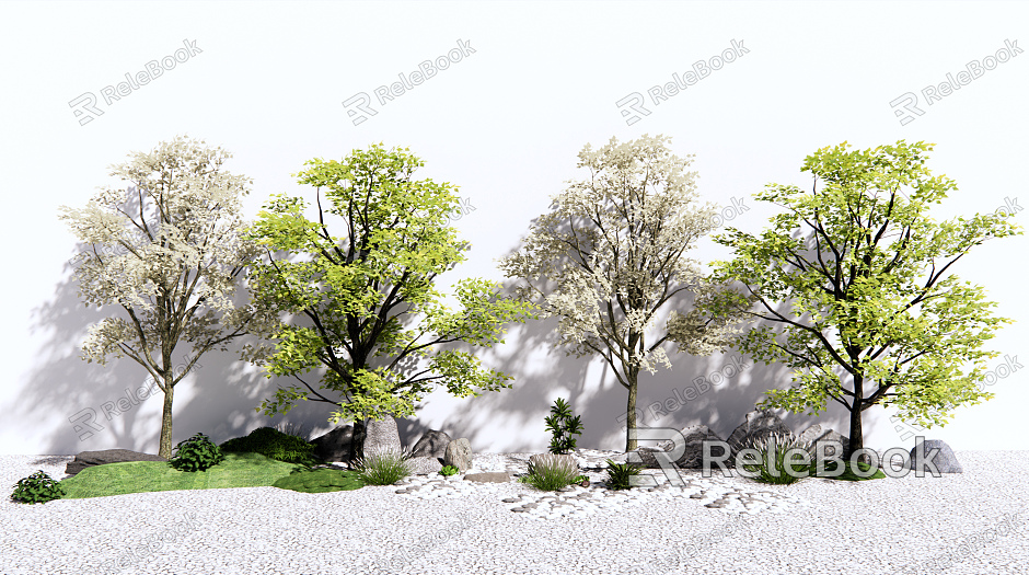 Modern Tree Landscape Tree model