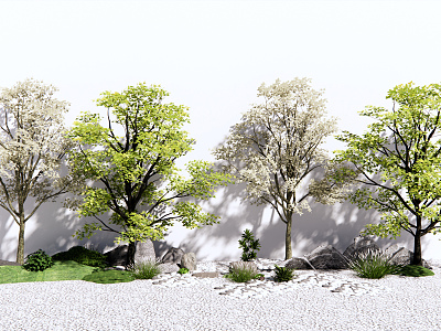 Modern Tree Landscape Tree model