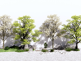 Modern Tree Landscape Tree 3d model