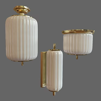 Jane European wall lamps 3d model