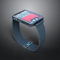 Waterproof Watch Technology Watch High-tech Watch Science Fiction Watch Editable Screen 3d model