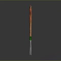 Orange And Green Handle Garden Hardware Tools With Metal Shovel And Fork