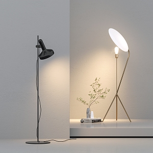 Floor lamp SU model 3d model