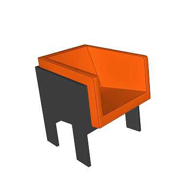 Leisure sofa chair 3d model