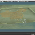 Freehand Ink Style Layout 2D Layout Growth Animation 3d model