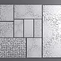 Wall Panels With Various Dotted Pattern Designs