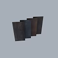 Metal Plates With Various Colors And Textured Surfaces Arranged Together