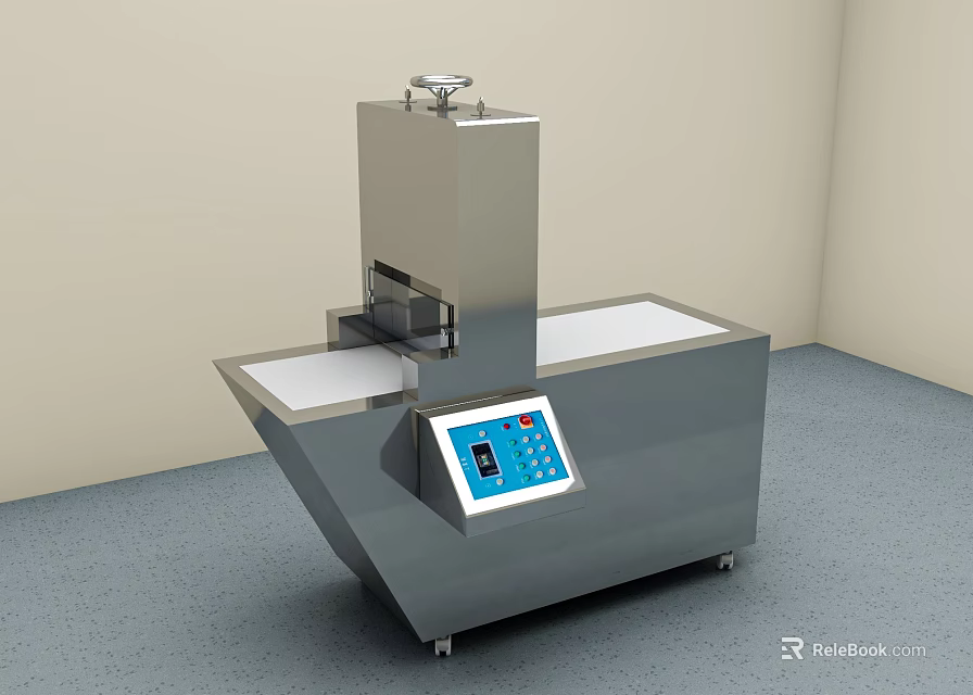 Laboratory Stainless Steel Equipment With Digital Control Panel For Sample Processing 3d model 