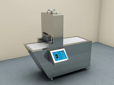 Laboratory Stainless Steel Equipment With Digital Control Panel For Sample Processing 3d model