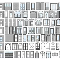 Various Architectural Hinged Doors With Different Design Styles For Home Use