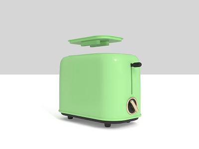 Green Modern Washing Machine With Sleek Design And Efficient Cleaning Features 3d model