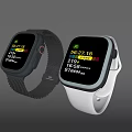 Modern iwatchSE iwatchultra2 Apple Smart Watch Apple Watch Combination Apple Digital Device Watch Bracelet 3d model