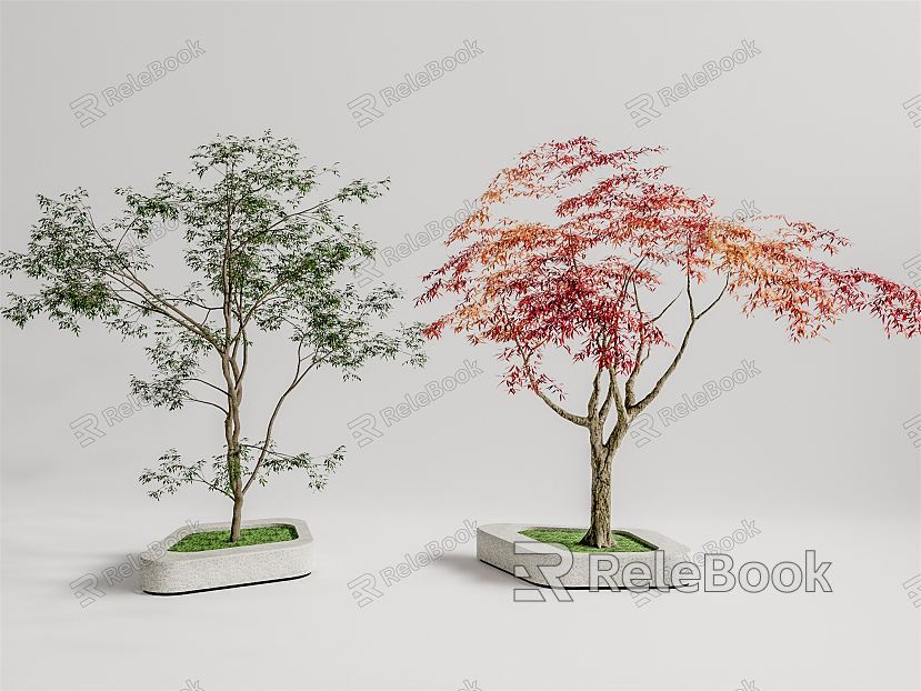 Modern Tree Landscape Tree model