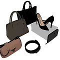 Chic Leather Handbags Crossbody Bags And Small Clutches In Black Brown