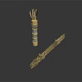 Ancient Weapon Crossbow With Quiver And Multiple Arrows