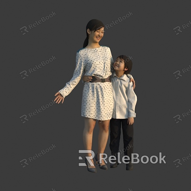 Mother and son Mother and son Woman and child model