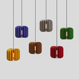 Modern chandelier 3d model