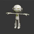 Modern Robot Assistant Small Robot Butler 3d model