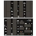 Modern Bookcase With Multiple Open Compartments For Books And Decor Items Interior Design