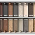 Various Colored Wooden Flooring Samples With Different Textures And Patterns On