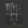 portable synthesizer mixer reverberator tuner mixer mixing equipment 3d model