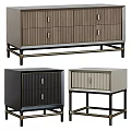 Modern TV Stand Designs With Wooden Panels Metal Frames And Drawers In Dark Light Colors